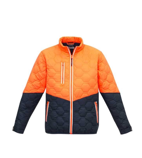 Picture of Syzmik, Unisex Hi Vis Hexagonal Puffer Jacket